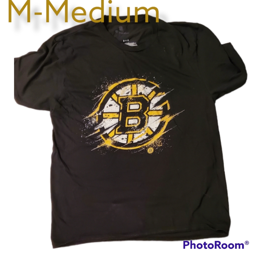 NHL, Boston Bruins, MENS, Medium,  black tshirt